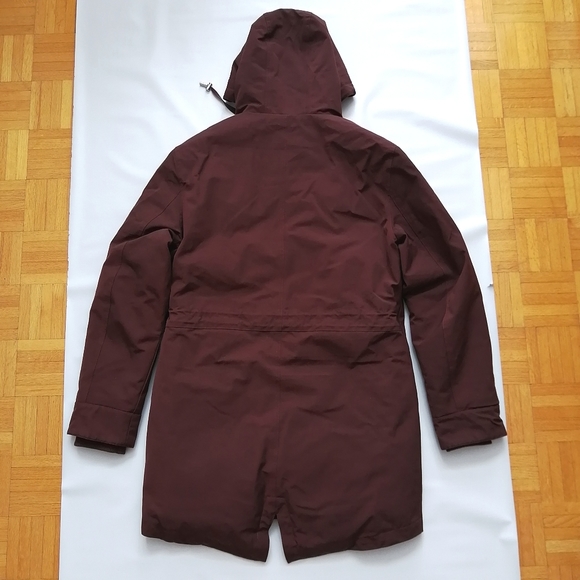 Frank And Oak Maroon Parka Small NWT - Picture 9 of 16